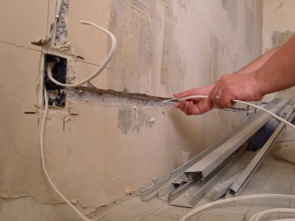 Reparatie van bedrading