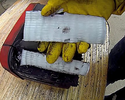 De interne structuur van de gelbatterij