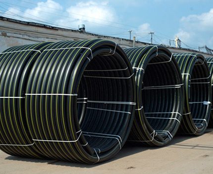 Polyethylene pipe marking