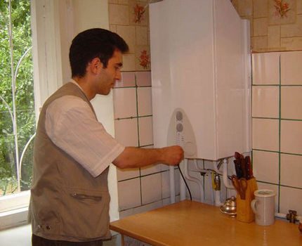 Autonome verwarming in het appartement