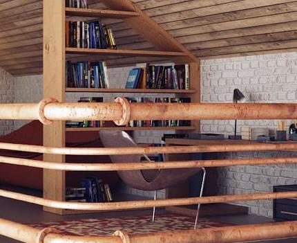 Copper pipe gas pipeline