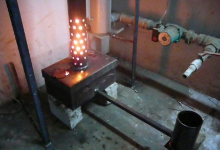 Zelfgemaakt warmtepistool