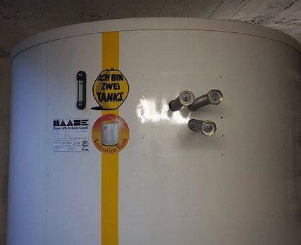 Extra grote merkaccumulator
