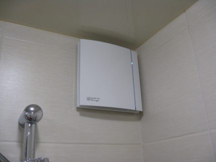 Ventilator met vochtigheidssensor