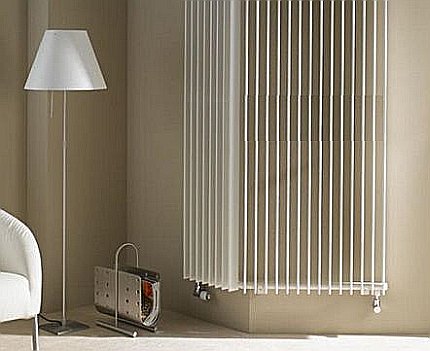 Hoek verticale radiator