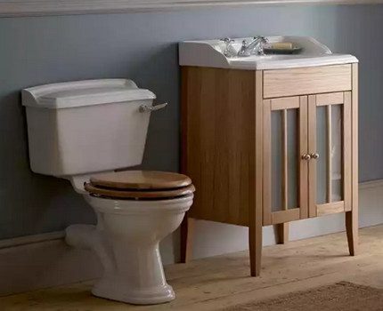 Pahalang flush toilet bidet