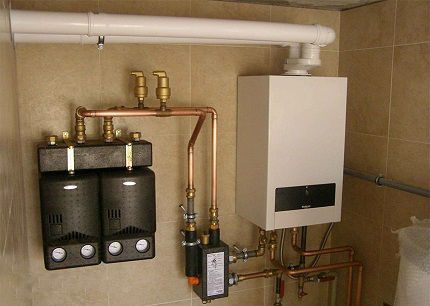Boiler installatie