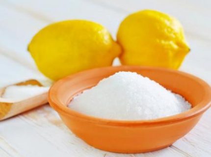 Axit citric để làm sạch bộ lọc