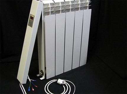 Radiator met verwarming