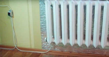 Radiator met aansluiting