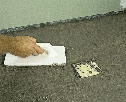 Vorming van een bias richting de afvoer