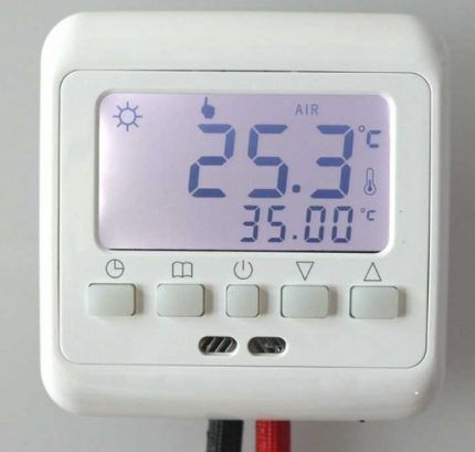 Pagpapakita ng sensor ng init