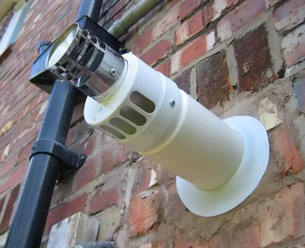 Vermogen coaxiale gasketel