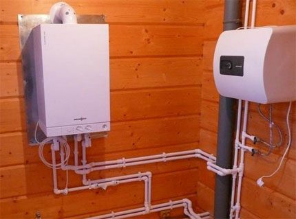 Dubbele gasketel op gas