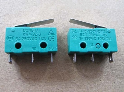 Mekanikal na microswitch