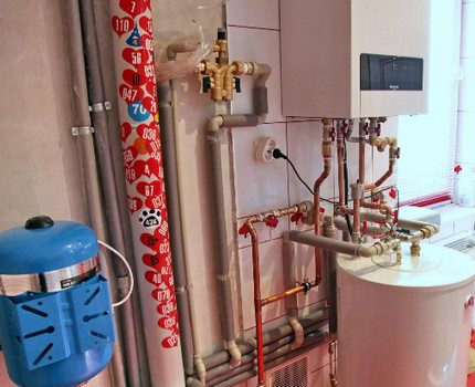 Isang solong circuit na likido na gas boiler
