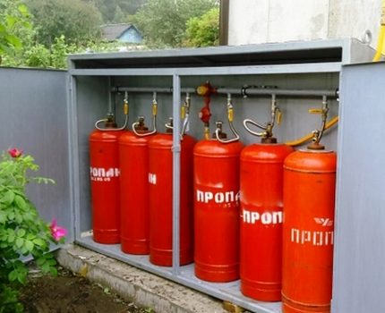 Mga propane cylinder para sa pagpainit