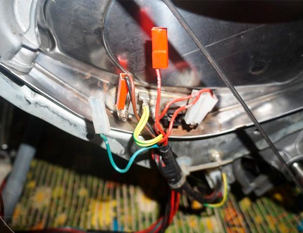 Mga sensor sa paghuhugas ng makina