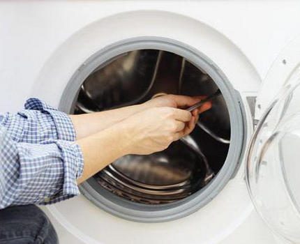 Wasmachine aan de voorzijde