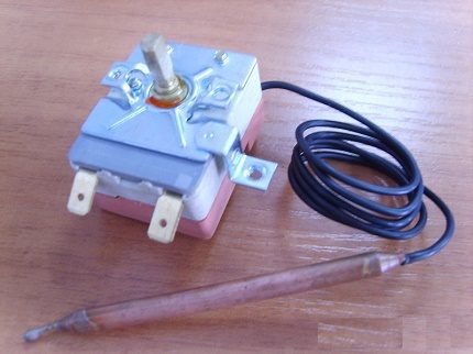 Thermostaat met temperatuursensor