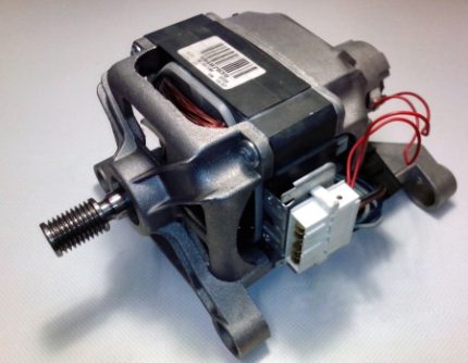 Wasmachine met elektrische motor
