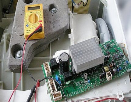 Het testen van de control board
