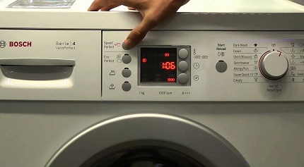 Khởi động lại chương trình máy giặt