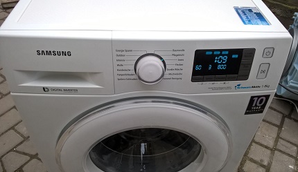Samsung wasmachine frontaal type
