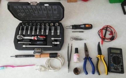 Reparatie gereedschap voor de wasmachine