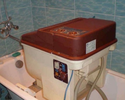 Een plaats voorbereiden voor een wasmachine
