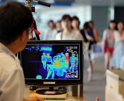 Thermogram ng mga nabubuhay na organismo