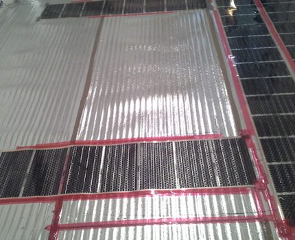 Infraroodfilm leggen