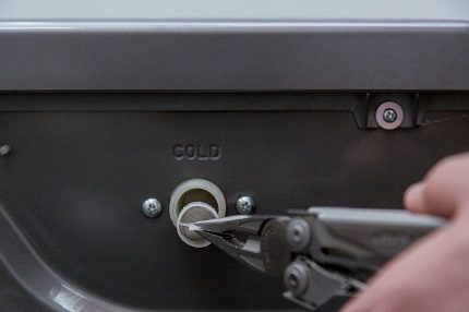 Inlaatfilter wasmachine