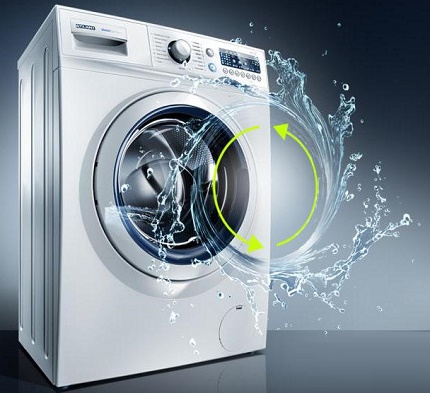 Het principe van montage van de Atlant-wasmachine