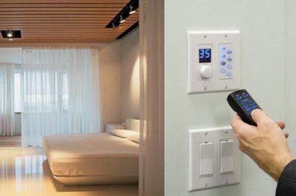 Smart Home-systeem bedieningspaneel