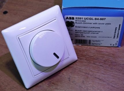Eenvoudige dimmer voor gloeilampen