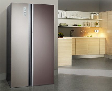 Dalawang pintuan ng refrigerator Don