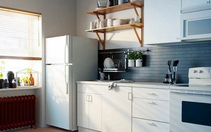 Tủ lạnh hai ngăn trong nội thất