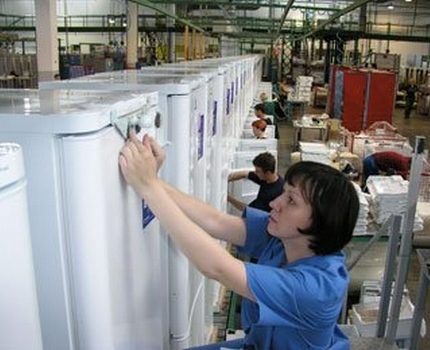 Assembly shop for refrigerators in Lipetsk