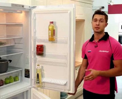 Ariston fridge in the kitchen