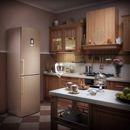 Tủ lạnh Bosch có tay cầm trên cao
