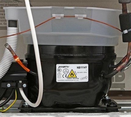 Sharp refrigerator collector motor compressor