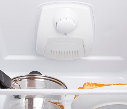 The scheme of the refrigerator without frost