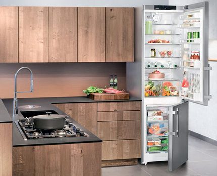 Liebher double chamber refrigerator
