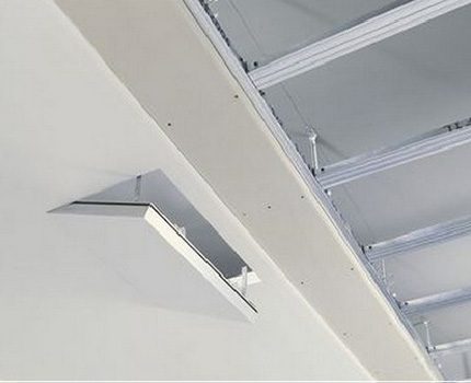Plaatsing van verdeeldozen achter een verlaagd plafond