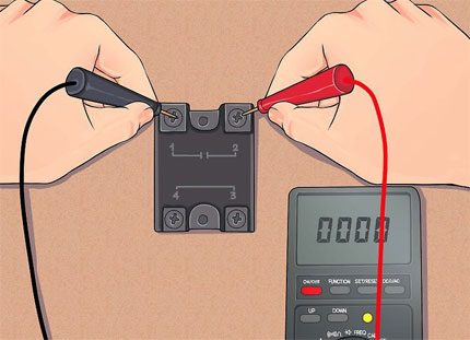 Relaiscontrole door tester