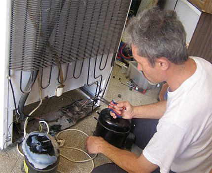 Refrigerator compressor replacement