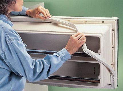 Replacing the sealing circuit on the refrigerator