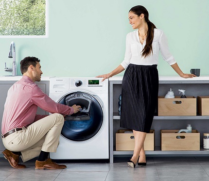 Lave-linge avant de la société chinoise Samsung