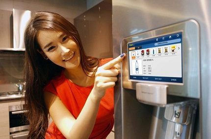 Gadgets on the fridge